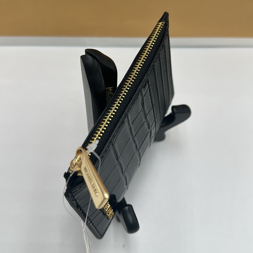MICHAEL KORS JET SET TRAVEL MEDIUM TZ CARD CASE IN BLACK - Picture 9 of 10
